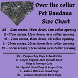 Goth Pet Bandana - Spiderwebs