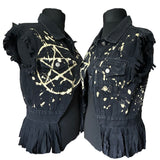 REDUCED Upcycled Clothing - Pentagram Jacket L