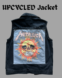 Upcycled Clothing - Metallica Jacket L