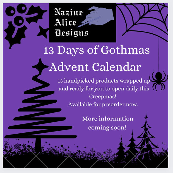 13 Days of Gothmas Advent Calendar