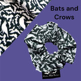 REDUCED Hair Scrunchies - Bats and Crows
