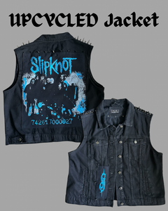 Upcycled Clothing - Blue Slipknot XL