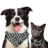 Goth Pet Bandana - Spiderwebs