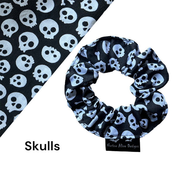 Hair Scrunchies - Skulls