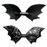 Bow Clips- Batwing Cobwebs