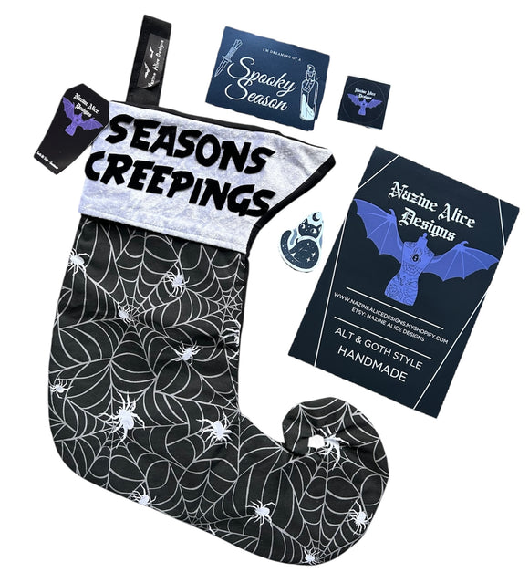 Stocking - Spiderwebs