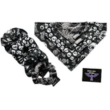 Goth Pet Bandana - Spiderwebs