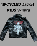 KIDS 9-11yrs Upcycled Clothing - Kreator Leather Jacket