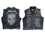 Upcycled Clothing - Metallica Skull Jacket