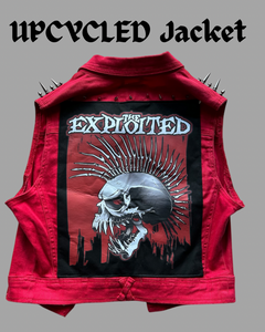 Upcycled Clothing - Exploited Jacket M