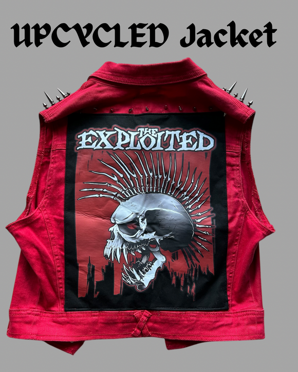 Upcycled Clothing - Exploited Jacket M