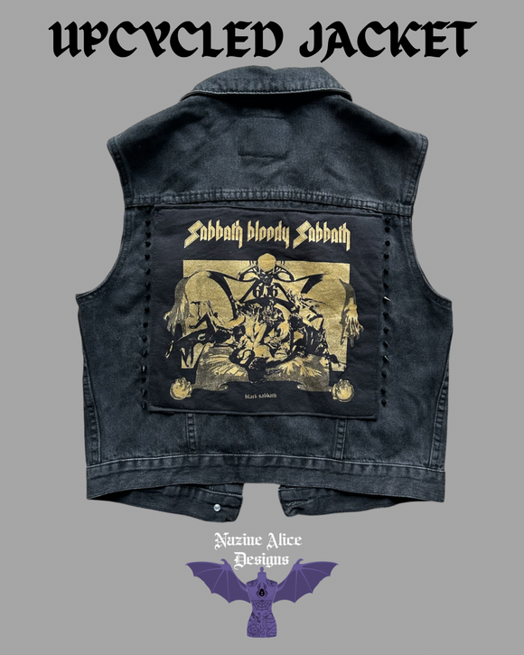 Upcycled Clothing - Sabbath Bloody Sabbath Jacket XS