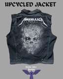 Upcycled Clothing - Metallica Skull Jacket