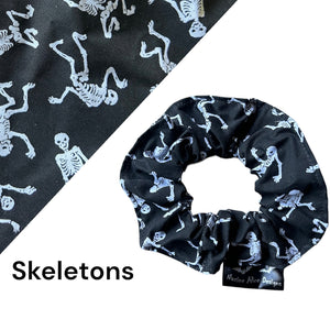 Hair Scrunchies - Skeletons