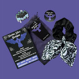 Dangle Scrunchie - Bats and Crows