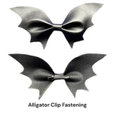 Bow Clips- Batwing Leatherette