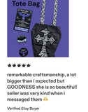 Tote Bag - Bat Cross Coffin