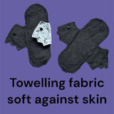 Reusable Sanitary Towels WITH BAT WINGS