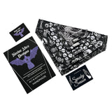 Goth Pet Bandana - Spiderwebs