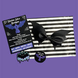Bow Clips- Batwing Leatherette