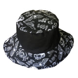 Reversible Hat -   Trick or Treat Goth Summer Hat