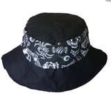 Reversible Hat -   Trick or Treat Goth Summer Hat